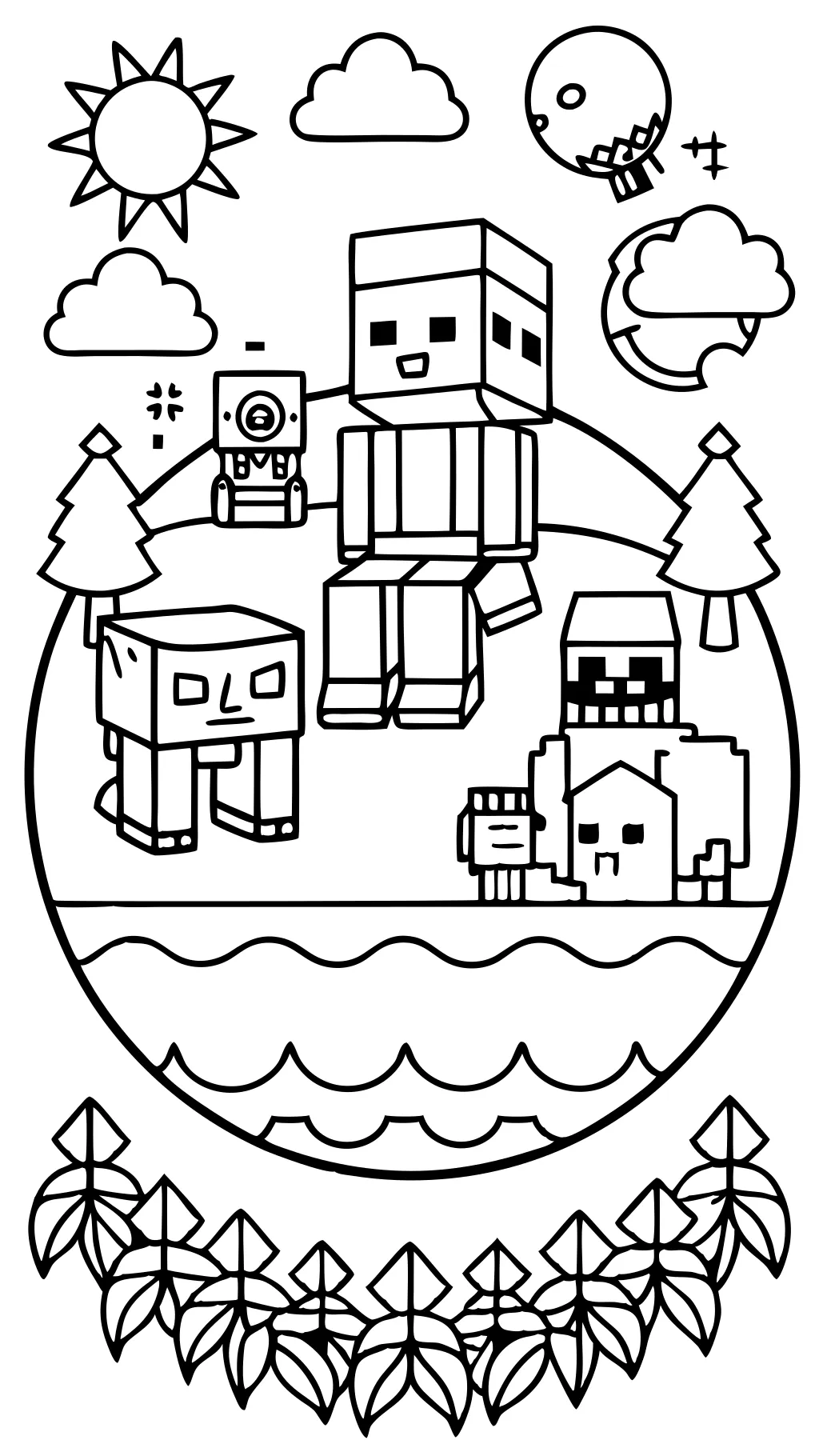 coloriages gratuits minecraft